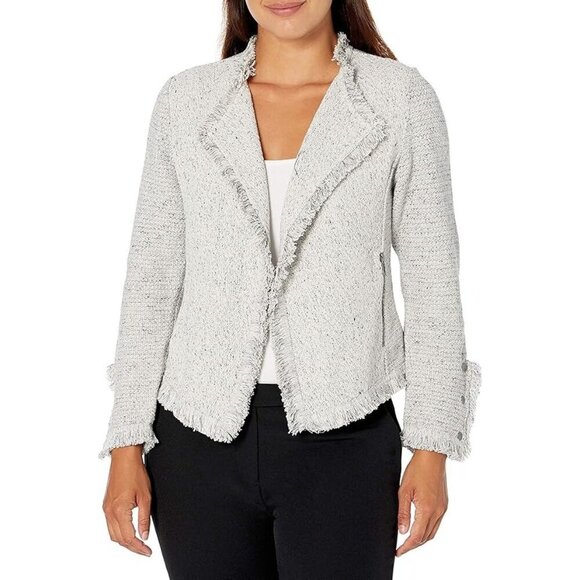Nic+Zoe Womens Fringe Cardigan‎ Jacket 1X  Fringe Mix - Picture 1 of 9
